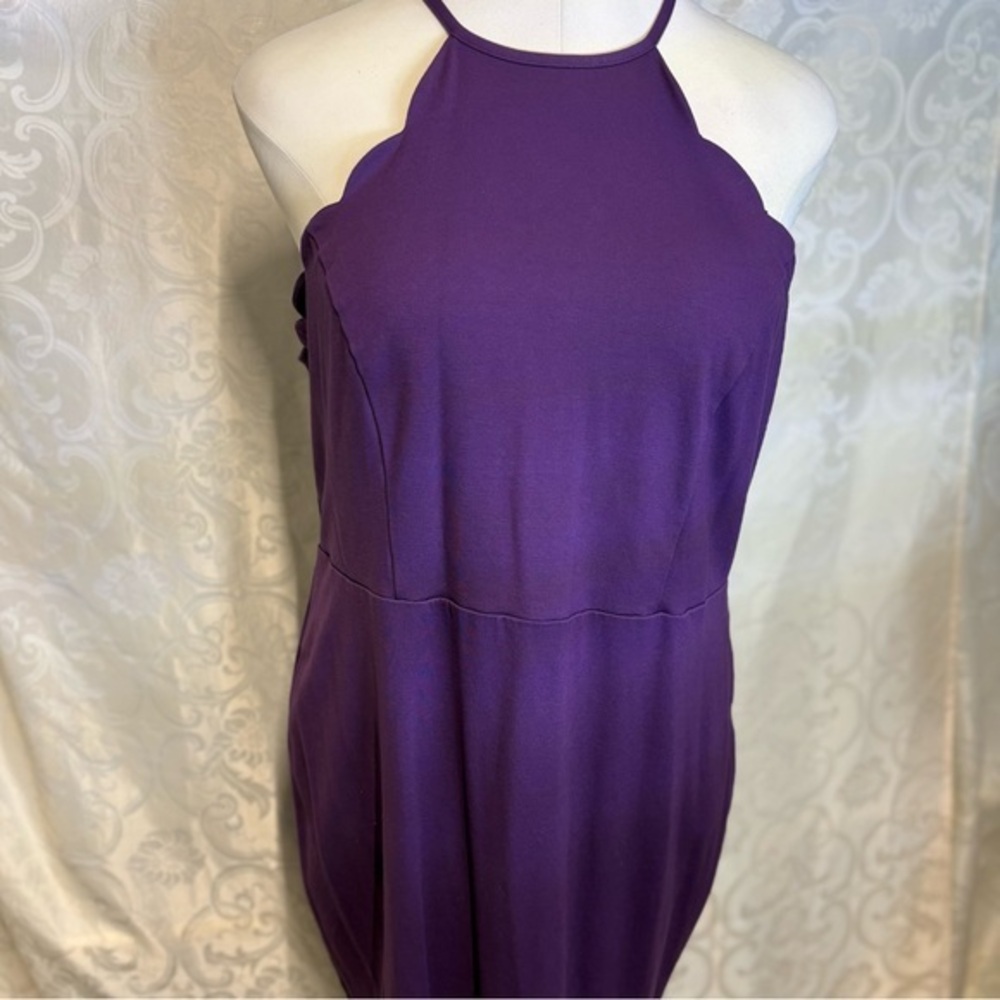 Charlotte Russe Strapless Dress in Rich Purple size 3X